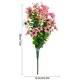 thumbnail image 3 of ¡Venta caliente! Flores artificiales al aire libre y plantas verdes Guía de disparo de arreglo violeta de 7 cabezas, 3 of 4