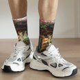 thumbnail image 6 of Cauagu Charming Garden Patio Print Crew Socks for Women and Men,Adult Athletic Running Socks 1-Pair Sports Socks Work Gear Socks with Moisture Wicking, 6 of 6