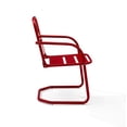 thumbnail image 2 of Brighton Metal Chair Set Of 2 Bright Red Gloss, 2 of 10