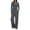 Dark Gray #009, variant on Women's 2 Piece Matching Lounge Set Boat Neck Slim Fitted Top Wide Leg Pants Casual Tracksuits Light Brown 2XL
