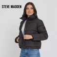 thumbnail image 4 of Chaqueta Steve Madden Cropped Puffer Warm Winter para mujer, 4 of 9