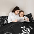 thumbnail image 5 of Homewish Teens Cowboy Horseshoe Bedding Comforter Set 2pcs,Western Theme Twin Comforter Sets Microfiber,Farmhouse Animal Horse Breathable Bedding Set,Super Cozy Room Decor,Reversible, 5 of 8