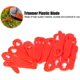 thumbnail image 3 of Dinheiro Cortacésped de plástico rojo, 120 cuchillas de corte, cuchillas de corte de plástico, cuchillas de plástico para cortacésped, accesorios para cortacésped, cuchillas de plástico de repuesto, 3 of 5