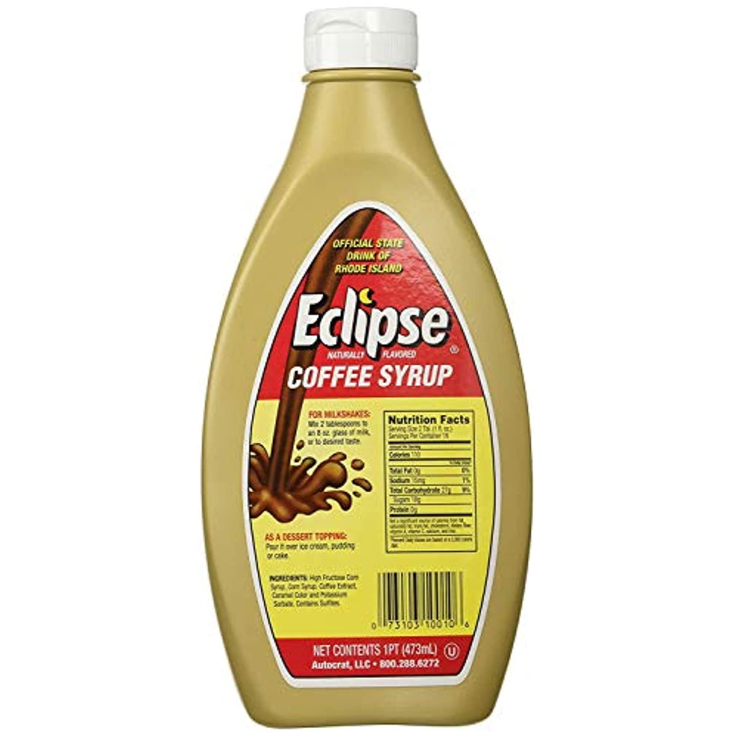 Eclipse Coffee Syrup 1 Pint Bottles (3 Pack)