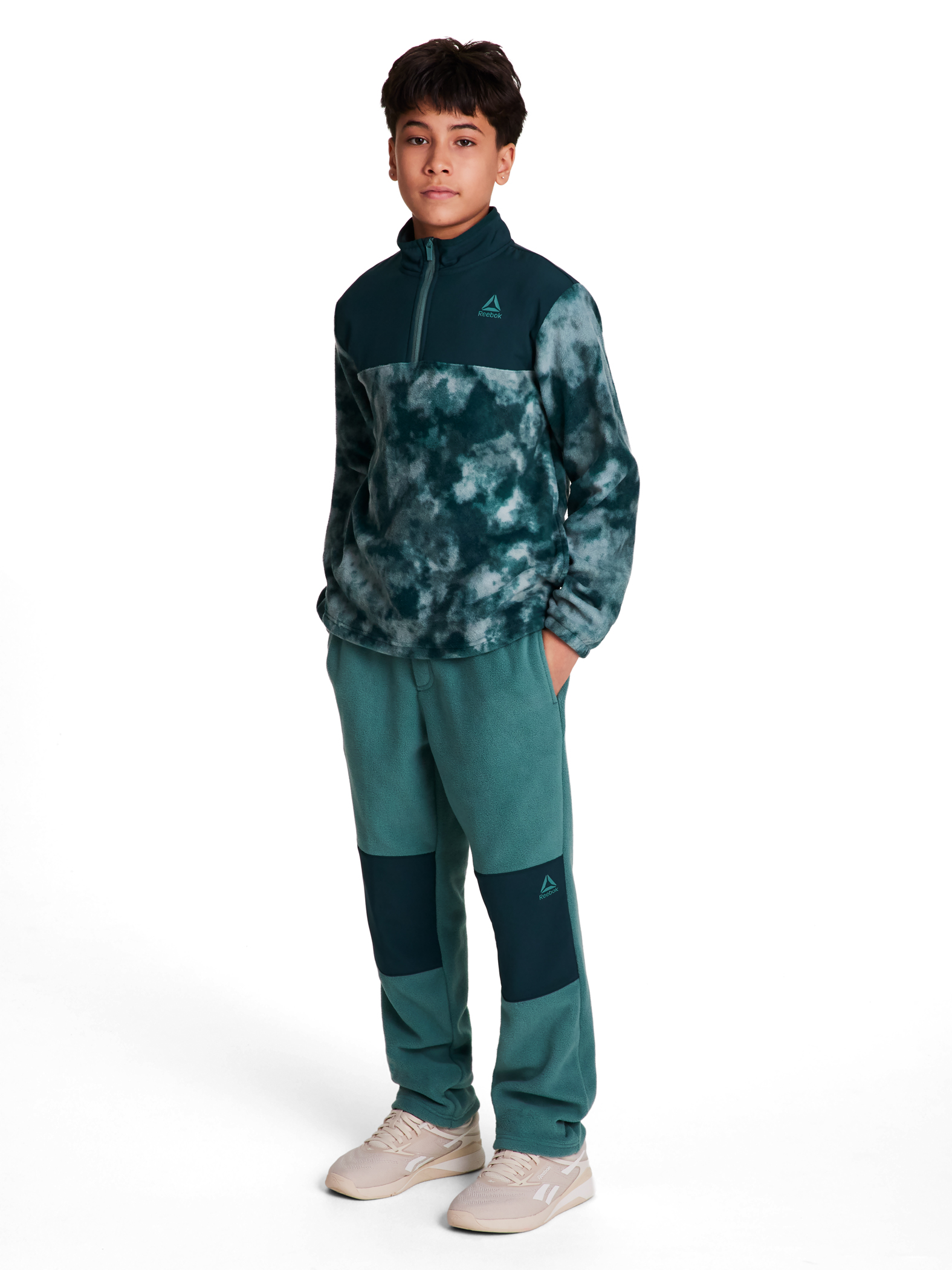 Reebok Boy's Athletic Polar Fleece Jogger, Sizes 4-18
