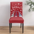 thumbnail image 5 of Chair Covers for Dining Room Set of 4,Christmas Gnome Winter Snowflakes Stretch Seat Protector Removable Washable Chairs Slipcovers for Kitchen Banquet Wedding Hotel,Funny Dwarf Sky Blue, 5 of 6