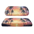 thumbnail image 2 of Pzuqiu 2 Piece Golf Cart Seat Covers Easy to Install Lightweight, Compatible with Outdoor Vehicle Golf Cart Backrest Cover(Palm Sunset), 2 of 10