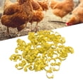 thumbnail image 1 of 100 Bandas Para Patas De Pollo, Etiquetas De Identificación De Aves De Corral De Plástico Premium, Numeradas Del 001 Al 100, Diseño De Doble Cierre, Distinguen Y Protegen, 1 of 7