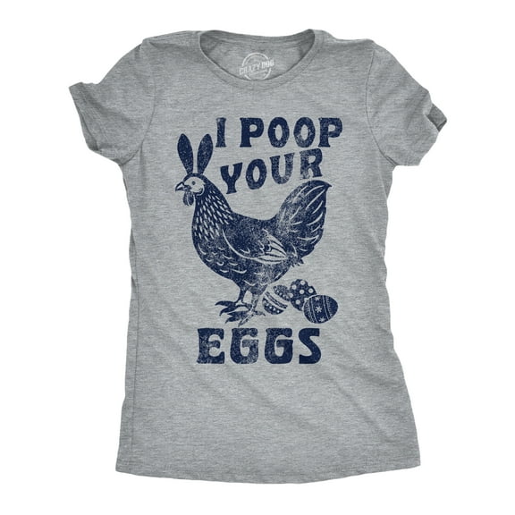 Womens Funny T Shirts I Poor Your Eggs Sarcastic Easter Graphic Novelty Tee for Ladies Womens Graphic Tees