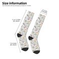thumbnail image 2 of Logiee Fastfood 2 Print Gift Stocking Stuffers,Adult Stockings,Novelty Socks,Funny Socks Birthday Running Walking Sleeping, 2 of 6