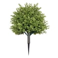 thumbnail image 2 of Artificial Boxwood Topiary Ball Trees - 23.6" Resistant Bushes with Ground Spikes, for Outdoor/Indoor Garden, Porch & Patio Decor, 2 of 9