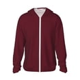 thumbnail image 1 of Lsque Maroon Pattern UPF 50+ Lightweight Sun Protection Men's Women's Long Sleeve Shirt, Hoodie Performance -3X-Large, 1 of 7