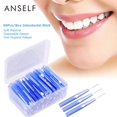 thumbnail image 1 of Anself Plastic Dental Floss Picks 60 Pieces Mini Teeth Cleaning Travel Carry, 1 of 4