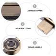 Lihe Retro Vintage European Alloy Slide Door Bolt Latch Gate Security