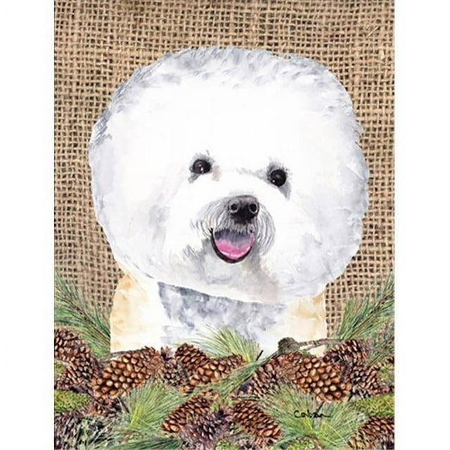 Carolines Treasures SC9047GF Bichon Frise Flag - Garden Size