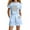 A02-Sky Blue, variant on LRen Toddler Girl Outfits 3t Cartoon Print Shorts Sleeve Tracksuit Crewneck Fashion Casual Shorts Set 2 Piece Outfit Outdoor Casual Clothes