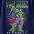 thumbnail image 3 of Marvel Comics Hulk Spider And Pizza Youth T Shirt (Navy, XS-XL), 3 of 4
