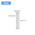 thumbnail image 2 of Unique Bargains Compression Spring, 5 Pack 304 Stainless Steel, 9mm OD, 1mm Wire, 45mm Length, 2 of 6