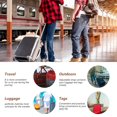 thumbnail image 4 of MIANGASTORE 3Pcs Multi-purpose Luggage Tags Travel Suitcase PU Labels Premium Handbag Tags, 4 of 7