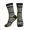 3 Black, variant on Athletic Socks Distressed Thin Blue Line Flag Sport Running Calf Socks Crew Socks for Men Women