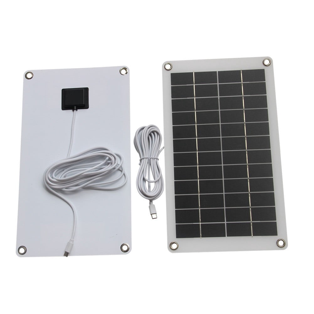 10W 12V Portable Solar Charger USB Output Solar Panel for Cgampin