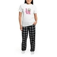 thumbnail image 5 of CafePress - LOVE Bichon Frise Pajamas - Women's Short Sleeve Print T-Shirt and Pants Light Cotton Pajama Set, 5 of 7