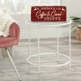thumbnail image 5 of LifeSong Milestones Coffee & Cocoa Red Rustic Farmhouse Sign Tabletop Christmas Decor, 5 of 7