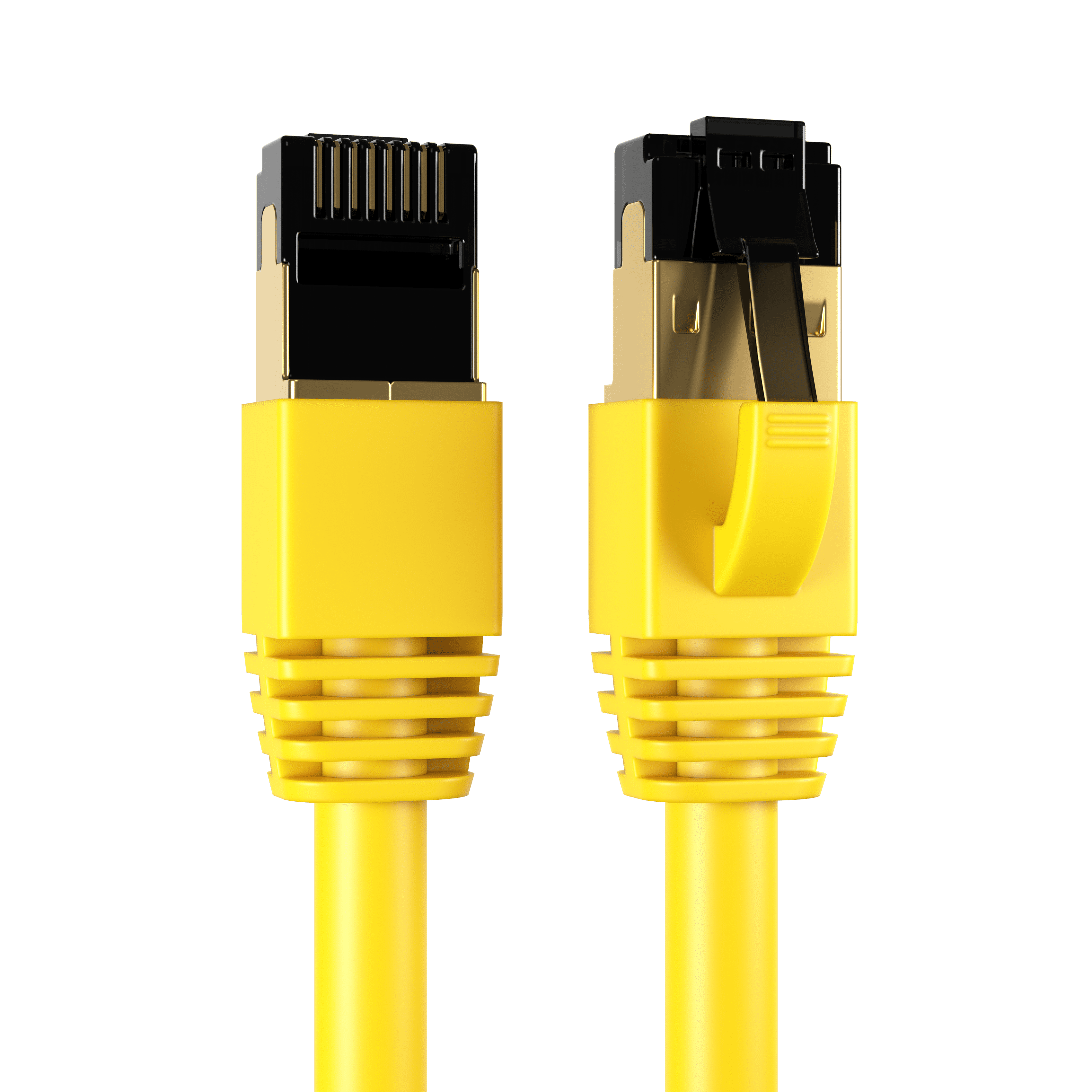 35FT Cat8 Ethernet Cable Copper Shielded RJ45 Cord for Router, PC, Gaming, Servers, PoE Security Cameras, Smart TVs, 40Gbps High-Speed Network Patch, Yellow, Cables Direct Online