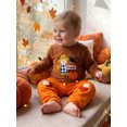 thumbnail image 6 of RUINIXCW Toddler Boy Thanksgiving Outfit Long Sleeve Pullover Sweatshirt and Pants, 6 of 8