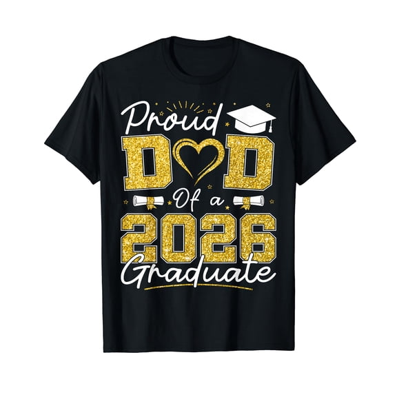 Proud Dad of A 2026 Graduate Senior 2026 Grad Family T-Shirt
