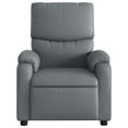 thumbnail image 5 of vidaXL Massage Recliner Chair Grey Faux Leather, 5 of 5