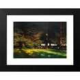 thumbnail image 2 of Paul Wilhelm Keller-Reutlingen 24x18 Black Modern Framed Museum Art Print Titled - Grazing Sheep on the Forest Clearing (1890), 2 of 5