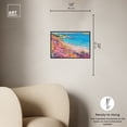 thumbnail image 5 of Colorful Coastal Canvas Wall Art by Art Remedy, Black Floater Frame, 16"x24", 5 of 7