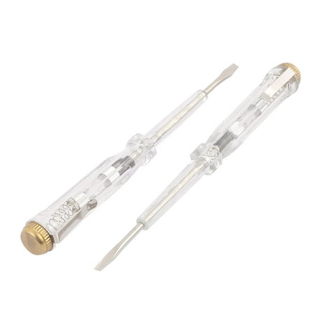 2 Pcs 3.5mm Slotted Tip Nonslip Handle Voltage Testing Pen  (Best Pen Testing Tools)