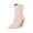 Pink, variant on jsaierl Large Size Women's Autumn And Winter Boots Snake Print Super High Heel Sleeve Ankle Boots