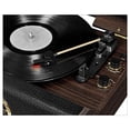 thumbnail image 3 of Victrola Highland Tocadiscos Bluetooth 4 en 1 (Espresso), tocadiscos de 3 velocidades con parlantes, radio FM y auxiliar de 3,5 mm, transmisión inalámbrica de música, 3 of 3