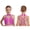 Hot Pink, variant on Kids Girls Sparkling Latin Dance Wear Crisscross Back Modern Performance Tank Vest Ballet Dance Crop Tops Yellow 16