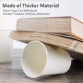 thumbnail image 3 of Paper Cups, 150 Pack 8 Oz Paper Coffee Cups, Disposable Cups for Party Home, White Hot Cups, 3 of 7