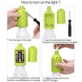 thumbnail image 2 of 3Pcs/4Pcs/5Pcs LED Pull Cord Bulb Light Hanging Bulb Battery Powered Portable Hanging Lamp On A Rope For Backyard Camping, 2 of 7