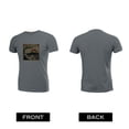 thumbnail image 2 of Coolnut Men's T Shirt Odor Protection Short, Japanese Style Under Mount Fuji Mens Short Sleeve Tees, Grey Crew-Neck Casual Tee Shirts, M, 2 of 6