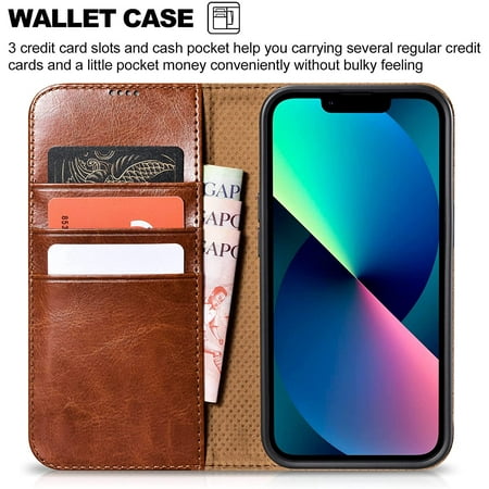 IATTOE RERATTOE SE Case for iPhone 13 Pro Wallet Case, iPhone 13