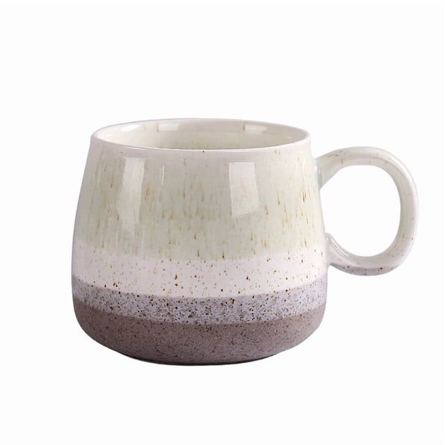Large Capacity Ceramic Mug With Kiln Fired Finish,Durable Drinking Cup For Coffee Tea And Beverages,Comfortable Grip Handle,Elegant Design For Home Office Use,Everyday Drinkware Essential