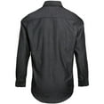 thumbnail image 3 of Premier Mens Jeans Stitch Long Sleeve Denim Shirt, 3 of 5