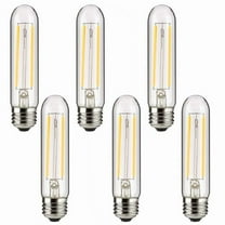 Sunshine Lighting B3166982 Sunlite LED T10 Filament Light Bulb - E26 Base - 2W - 160 Lumens - 2200K - Amber - Pack of 6