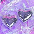 thumbnail image 6 of 2 Pcs Heart Shaped Mirror Ball Decor - Handmade Reflective Hanging Ornament for Party Wedding Garden Stage - 4 Inch Retro Disco Ball with Dazzling Light Effects - Unique Gift for Home Bar KTV Prom De, 6 of 9