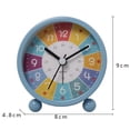 thumbnail image 2 of Learning Clock for Kids - Telling Time Teaching Clock - Kids Wall Clocks for Bedrooms - Kids Room Wall Decor - Analog Kids Clock for Teaching Time - Kids Learn to Tell Time Easily, 2 of 5