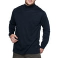 thumbnail image 1 of North Hudson Men's Mock Neck Jersey Knit Shirt, 1 of 1