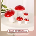 thumbnail image 5 of Mini Foam Mushroom Cupcake Toppers (20pcs) - Woodland Theme, 5 of 5