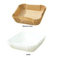 thumbnail image 4 of Wdftyju 50 Uds. De papel desechable para freidora de aire, cesta de vapor cuadrada (Beige) * 2 Wdftyju 6nu4ex9tc7vw0lq5, 4 of 8