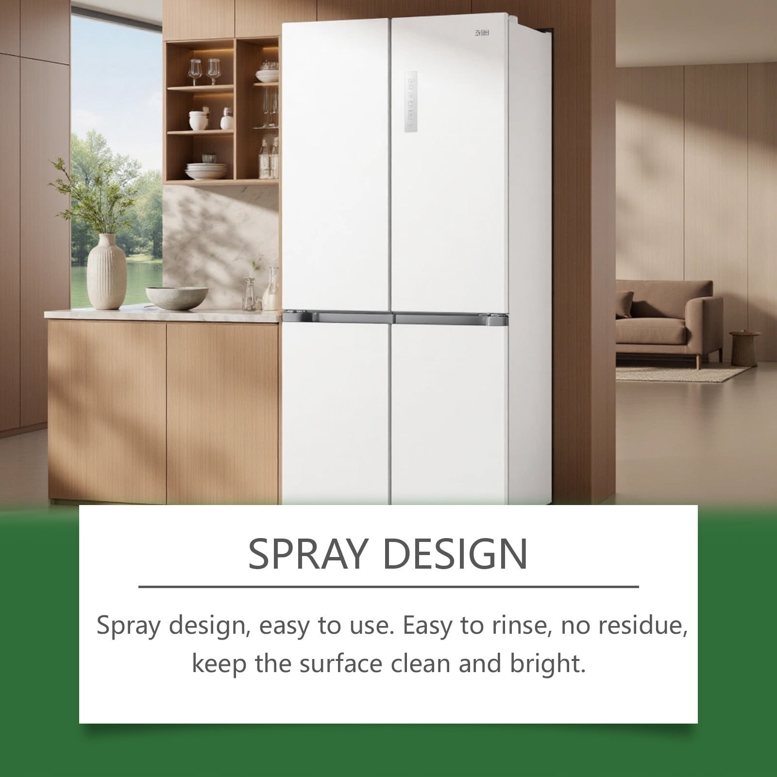 Fly Cleanse Spray, Electrolyzed Ion Kitchen Cleaner Spray, Heavy Duty Degreaser Stain Remover for Oven, Stove, Stovetops, Range Hood